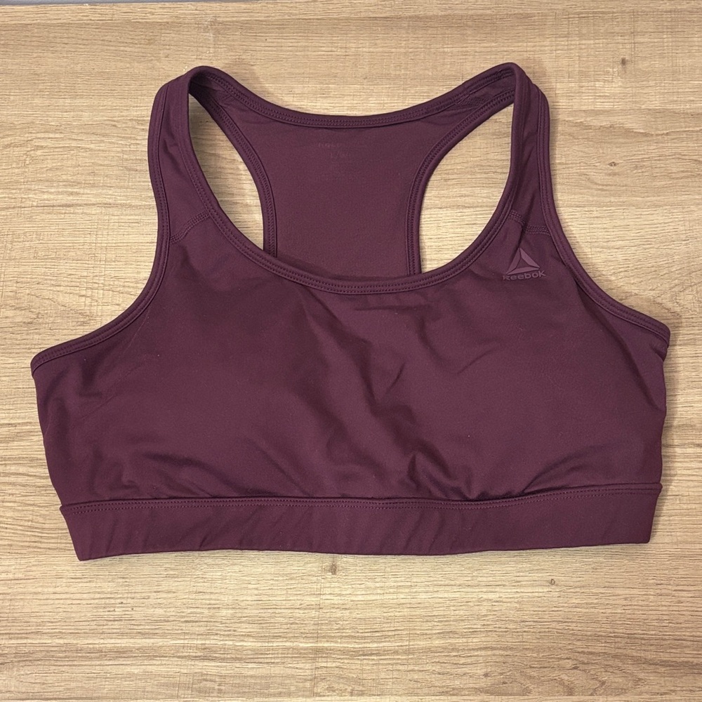5/$25 Reebok Women's Maroon/Purple Sports Bra